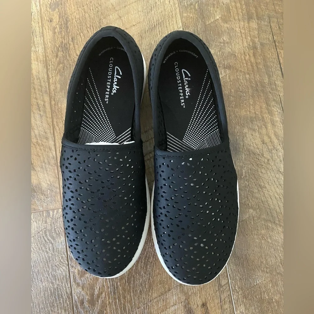 Clark’s Breezy Emily Loafer Black Women’s Size 8.5 W